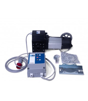 NDE500 - NVM 500nm DIRECT DRIVE - 3 phase Electronic Limits - 40mm Shaft - 8rpm & PRE-WIRED NDC511 PANEL